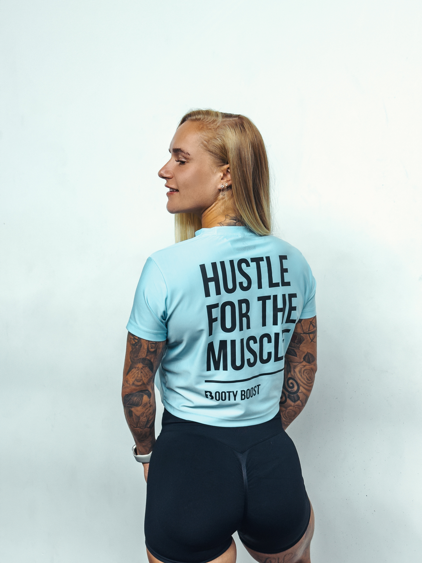 Crop Top - Hustle for the Muscle